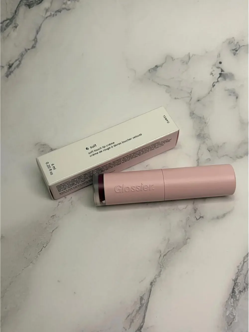 NEW Glossier G Suit‎ Soft Touch Lip Creme Tempo